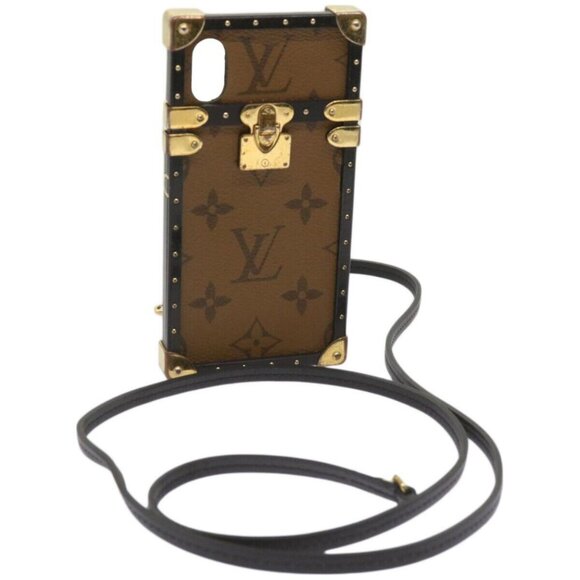LOUIS VUITTON Monogram Reverse Eye Trunk iPhone X Case